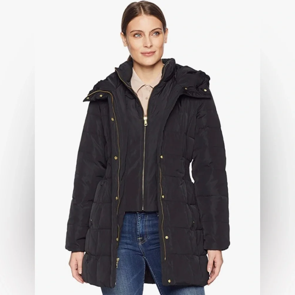 COLE HAAN BRAND NEW SIZE XS TAFFETA DOWN GORGEOUS DOWN JACKET - Picture 14 of 16